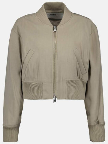 AMI Zippered Bomber Jacket 133032496 [P]