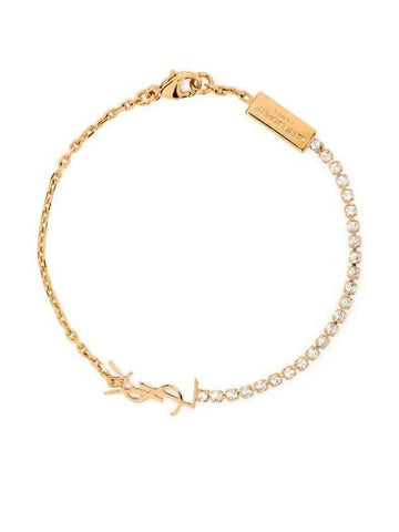 Saint Laurent Metal CASSANDRE Charm Bracelet 712345 Y1526 8066 133033118 [P]
