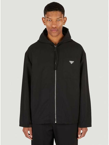PRADA ウールフードブルゾンジャケット 11A6 F0002 133039051 [P]