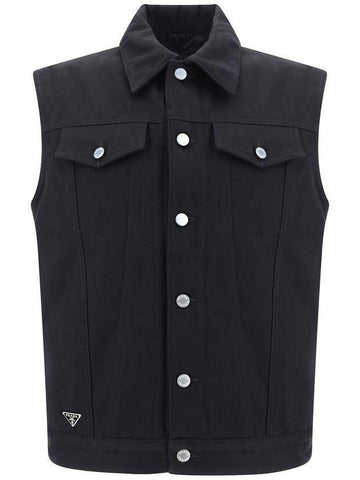 PRADA Weste aus Denim GEB235 1ZFB F0557 133039078 [P]