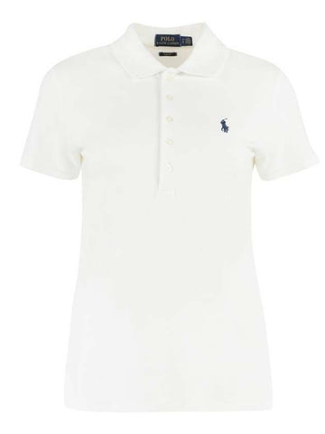 Polo Ralph Lauren Pony Logo Embroidered Stretch Cotton Short Sleeve Polo Shirt 133039378 [P]