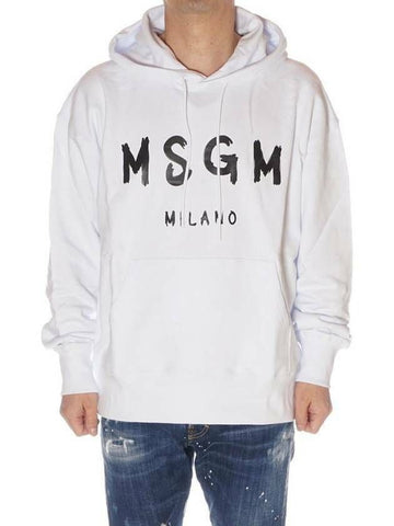 MSGM Gebrushtes Logo-Hoodie 2000MM515 200001 01 133039810 [P]