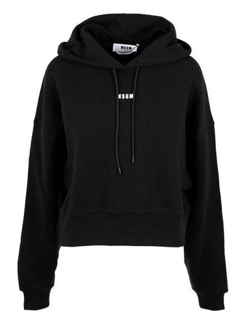 MSGM マイクロ ロゴ クロップ フーディ Tシャツ 133039866 [P]