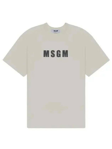 MSGM ロゴプリント半袖Tシャツ 3640MM128 247002 02 133039985 [P]