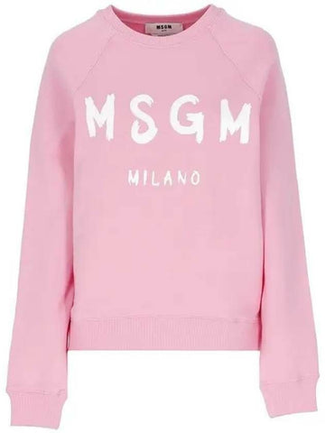 MSGM Bürstetes Logo Sweatshirt 2000MDM513 200000 12 133040187 [P]