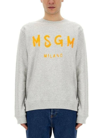 MSGM Brushed Logo Sweatshirt 133040274 [P]