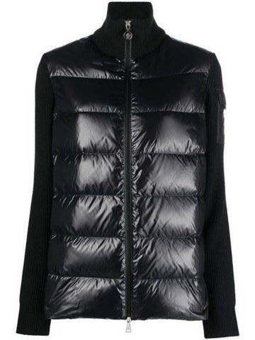 MONCLER Logo Patch Daunenwoll-Cardigan 133041862 [P]