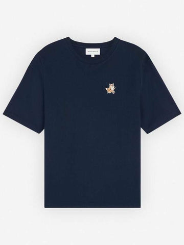 MAISON KITSUNE スピーディー フォックス パッチ コンフォート Tシャツ 133042702 [P]