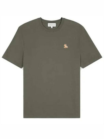 Maison Kitsune Regular T-Shirt with Fox Patch 133042808 [P]