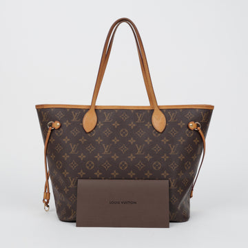 LOUIS VUITTON Neverfull MM Monogram Canvas Tote Bag Cherry 158667407 [P]