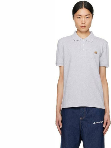 MAISON KITSUNE Reguläres Polo mit Patch aus Fox Kopf LM00208KJ7002 H120 133042857 [P]