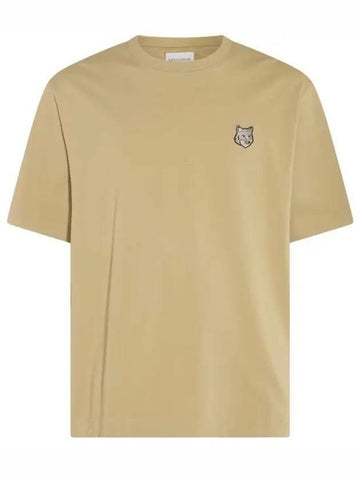 MAISON KITSUNE ボールドフォックスヘッドパッチオーバーサイズTシャツ 133042884 [P]