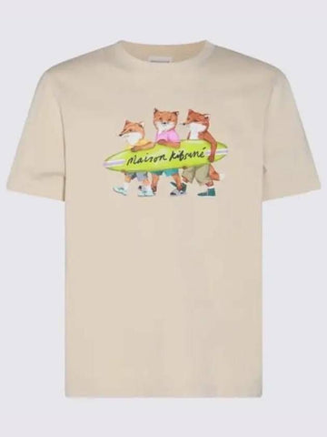MAISON KITSUNE サーフィンフォックスコンフォートTシャツ 133042910 [P]