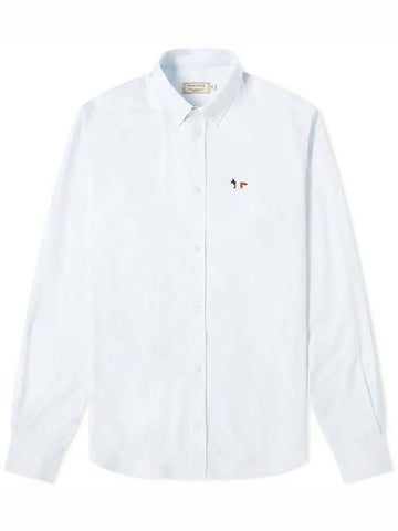 Maison Kitsune Tricolor Fox Patch Classic Shirt BD FM00400WC2010 LB 133042963 [P]