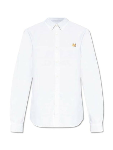 MAISON KITSUNE Mini Fox Kopf Klassisches BD Hemd MM00413WC2010 P100 133042968 [P]