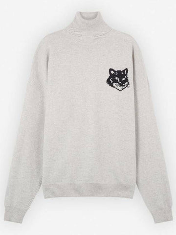 MAISON KITSUNE インターロック コンフォート ハイネック ジャンパー 133043071 [P]