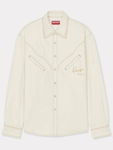 Kenzo Creation Western Shirt 133043379 [P]