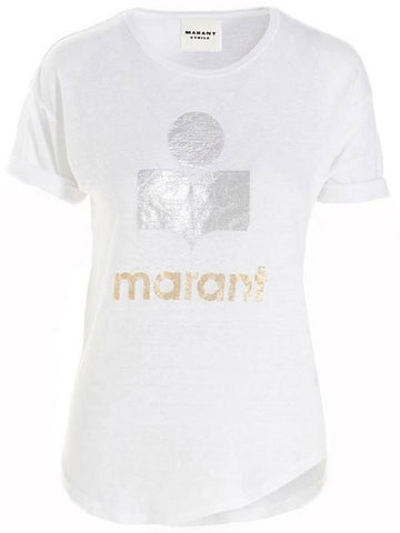 ISABEL MARANT 反短袖Tシャツ TS0004FA A1N10E 20WH 133043646 [P]