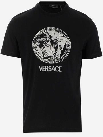 Versace Medusa Logo Embroidered T-Shirt 133044222 [P]