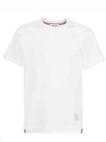 Thom Browne Relaxed Fit Side Slit Medium Weight Short Sleeve T-Shirt 133044907 [P]