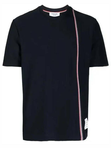 Thom Browne Stripe T-Shirt MJS252A J0138 415 133044934 [P]