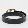 DIOR Sattel Kalbsleder Gürtel Schwarz 158671850 [P]