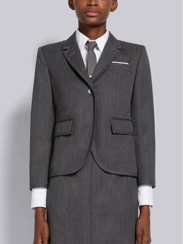 THOM BROWNE Hiamholm Gabardine-Wolljacke 035 133045370 [P]