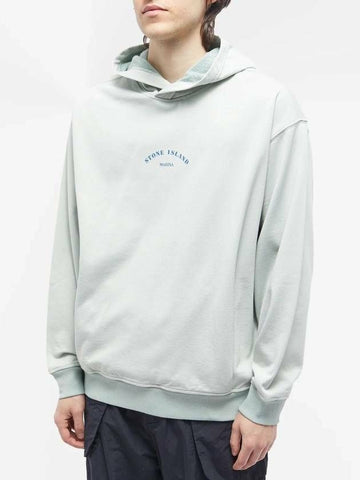 Stone Island Cotton Nylon Terry Fleece Hooded Sweatshirt 133071920 [P]