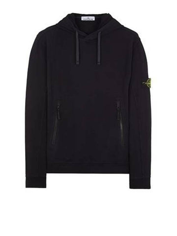 Stone Island Stretch Cotton Fleece Hoodie Garment Dyed Badge Sweatshirt 781560452 V0020 133071908 [P]