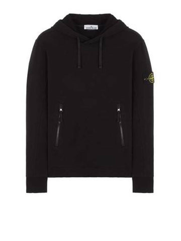 STONE ISLAND Stretch Baumwolle Fleece Hoodie Garment Dye Badge Hoodie 781560452 V0029 133071963 [P]