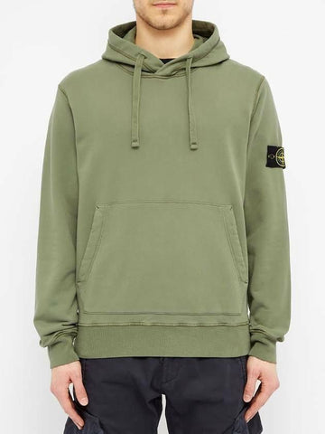 STONE ISLAND Hoodie mit Baumwoll-Fleece und Nylon-Canvas 133071979 [P]