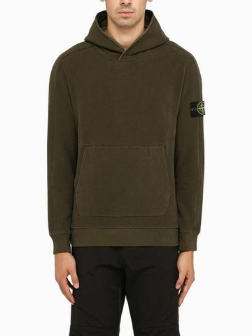 Stone Island Stretch Cotton Fleece Hooded Sweatshirt Regular Fit 791561252 V0058 133071941 [P]