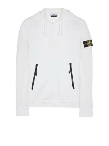 Stone Island Stretch Cotton Fleece Hoodie Garment Dyed Badge Hoodie 781560452 V0001 133071964 [P]