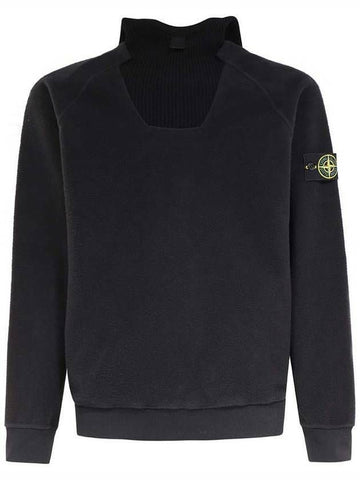 Stone Island Cotton Nylon Fleece Hoodie Sweatshirt Regular Fit 133071958 [P]