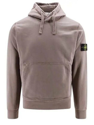 STONE ISLAND コットンフリースフードスウェットシャツレギュラーフィット801564151V0092 133072038 [P]
