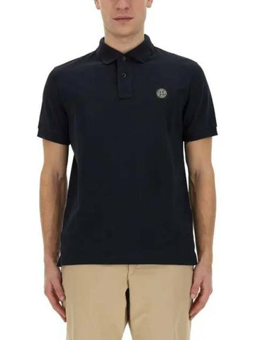 Stone Island Stretch Cotton Pique Short Sleeve Polo Shirt Slim Fit 80152SC17 A0020 133073350 [P]