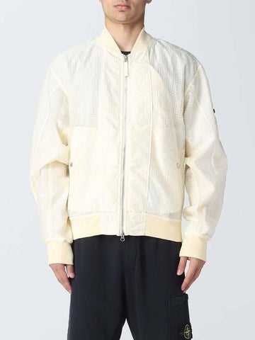 Stone Island Distorted RipsTAP Organza TC Bomber Jacket 133074528 [P]