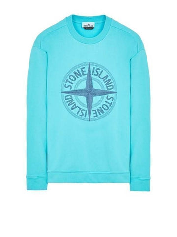 STONE ISLAND 65484 スティッチ ポ フリン プリント スウェットシャツ ガーメント ダイイング コンパス ロゴ 刺繍 マンツーマン 781565484 V0042 133074928 [P]