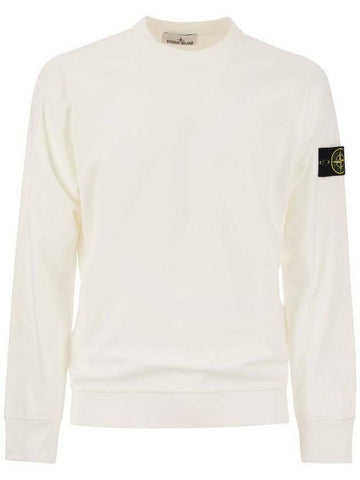 STONE ISLAND 66060 オールドトリートメント Malfile フリース クルーネック スウェットシャツ レギュラーフィット 801566060 V0001 133075057 [P]