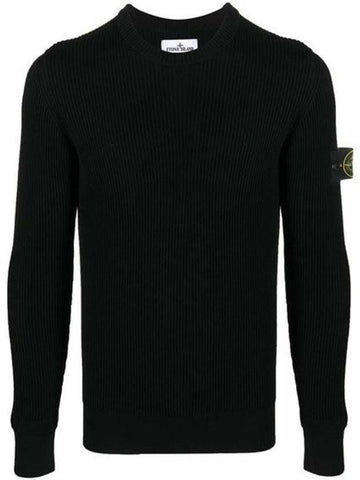 Stone Island Full Rib Wool Crew Neck Knit Regular Fit 7915553C2 A0029 133075338 [P]