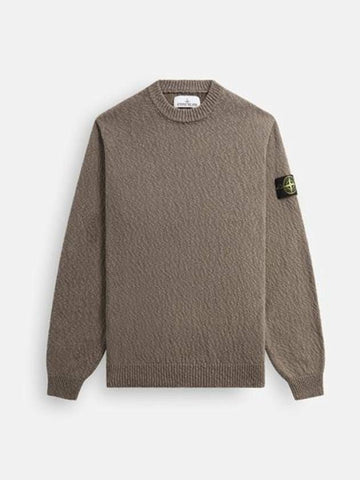 STONE ISLAND Uneven Cotton Yarn Crew Neck Knit Loose Fit 8015562B1 V0092 133075440 [P]