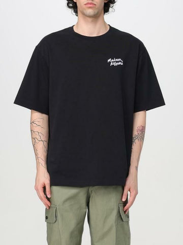 MAISON KITSUNE HANDWRITING Stickerei Oversized T-Shirt 141545737 [P]