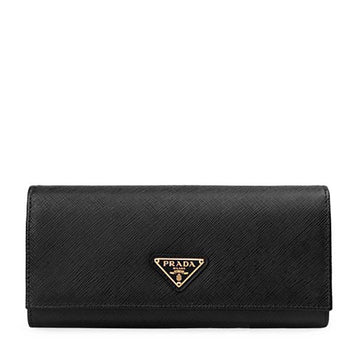 Prada Saffiano Long Wallet 142600106 [P]