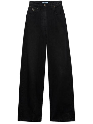 Prada Wide Leg Denim Jeans 142600226 [P]