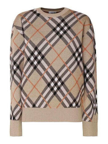 BURBERRY Kariertes Wollmischpullover 142600242 [P]