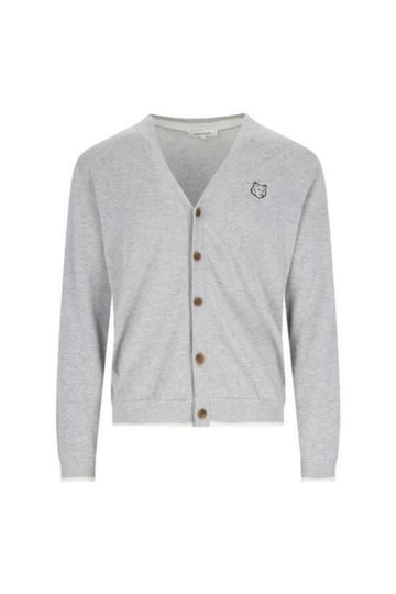 MAISON KITSUNE Boldes Fuchs Kopf Patch Regular Cardigan MM00502KT1103 H150 142600260 [P]