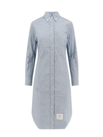 THOM BROWNE オックスフォードグログランプラケットシャツドレス FDS001E F0313 480 142600499 [P]