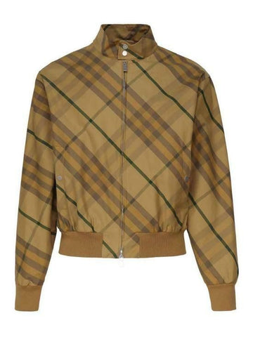 BURBERRY チェックコットンボンバージャケット 8081418 142645683 [P]