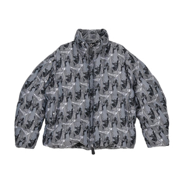 BURBERRY Allover-Print Steppjacke mit hohem Kragen in Größe L 159075290 [P]