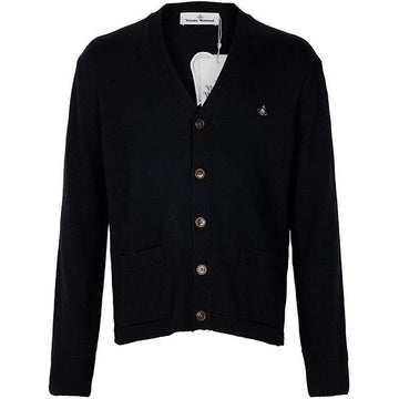 VIVIENNE WESTWOOD 25FW ブラック ORB アレックス ウール カーディガン 27010014 Y002M N401 151255432 [P]